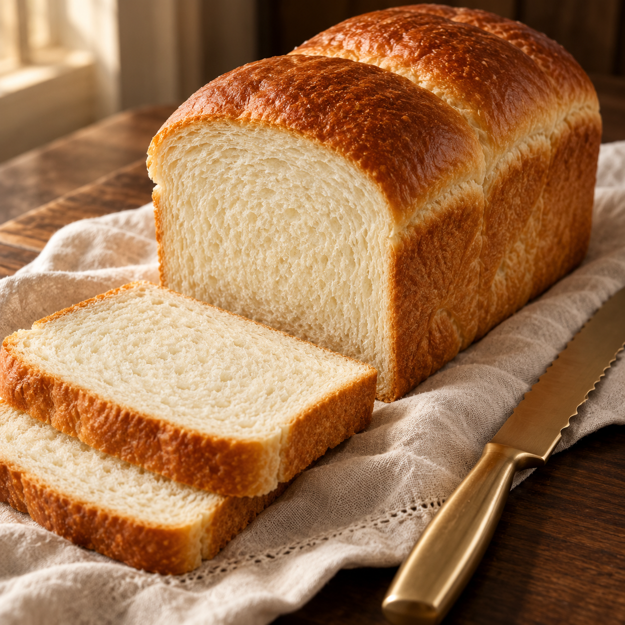 Illustrative loaf of freshly baked bread
